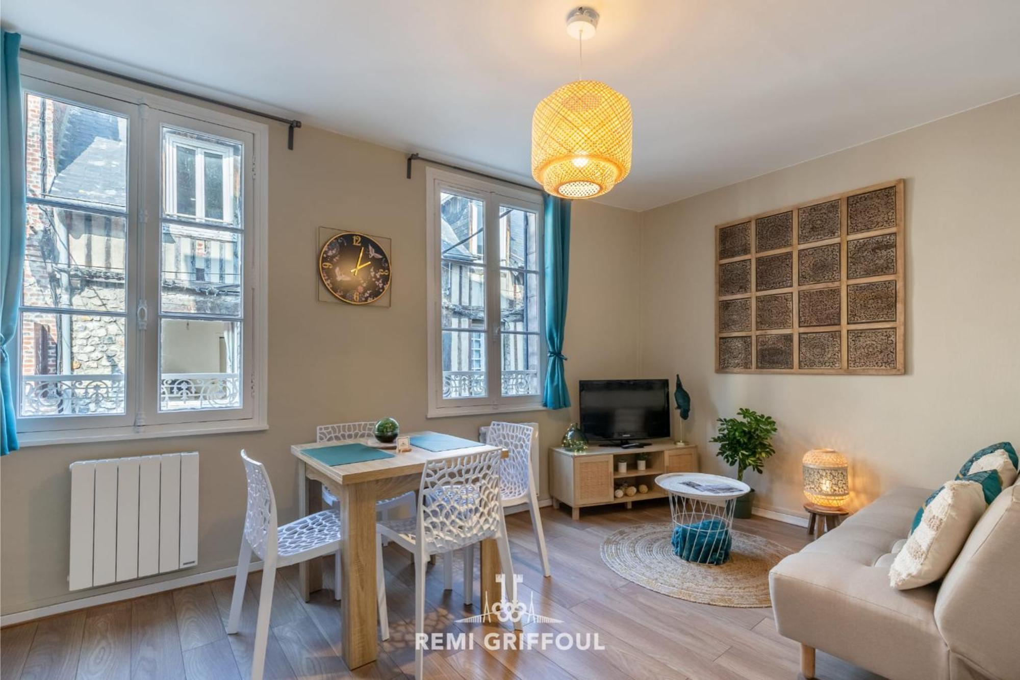 Emeraude Cozy Nest 3 Heart Of Historic District 2 Guests Honfleur Dış mekan fotoğraf